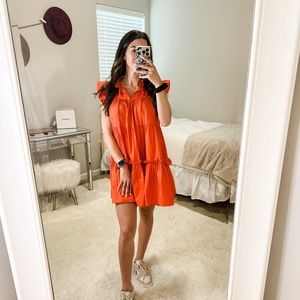 Day+Moon New! Poplin Baby Doll Dress NWT